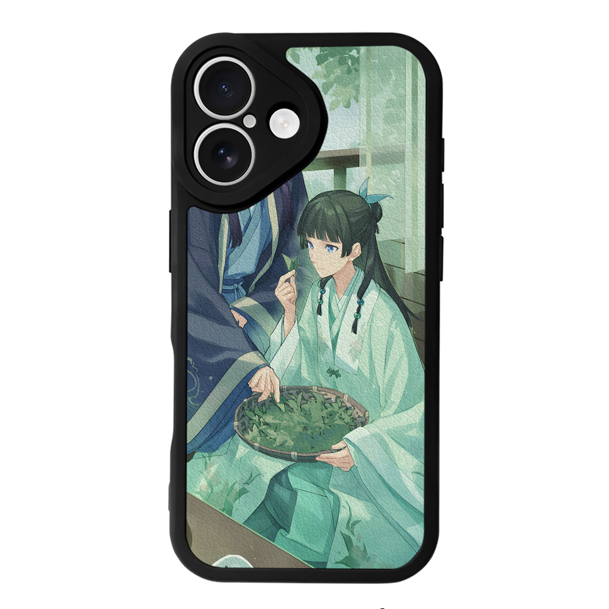 （画像用） 薬屋のひとりごと The Apothecary Diaries 【iPhone 16シリーズ対応】シリコンスマホケース（レザー調） 材質：シリコン